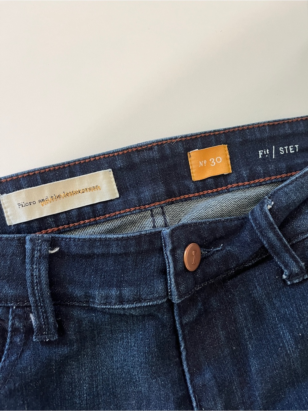 Pilcro and the Letterpress No 30 Cropped Pattern Hem Jeans - Picture 3 of 10